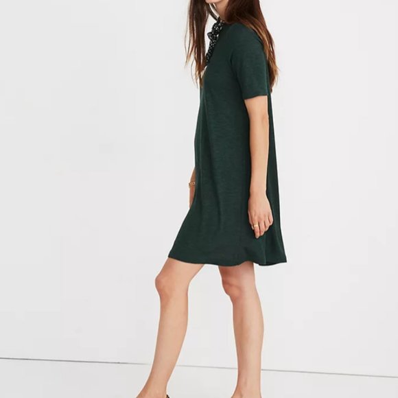 Madewell Mockneck Boxy Tee Dress - Picture 1 of 6